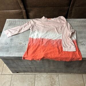 Secret treasures 3/4 length sleeve length pajam top size medium